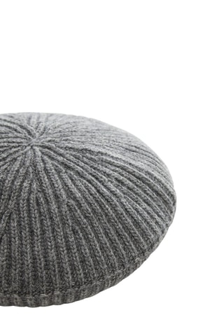 Béret en laine - Gris chiné