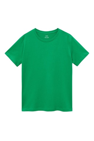 T-shirt coton manches courtes - Vert