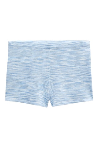 Short ajusté maille - Ciel