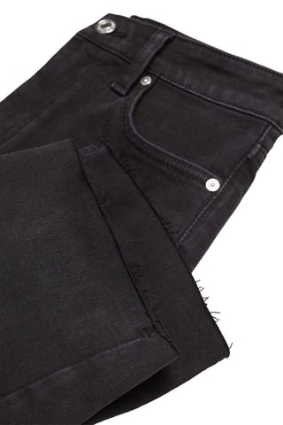 Bermuda en jean slim fit - Noir