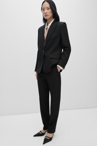 Pantalon de costume laine - Noir