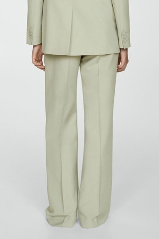 Pantalon costume Lyocell - Vert pastel