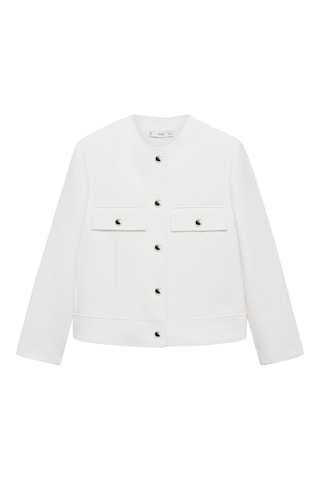 Veste poches boutons - Blanc