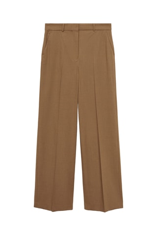 Pantalon costume pinces - Marron