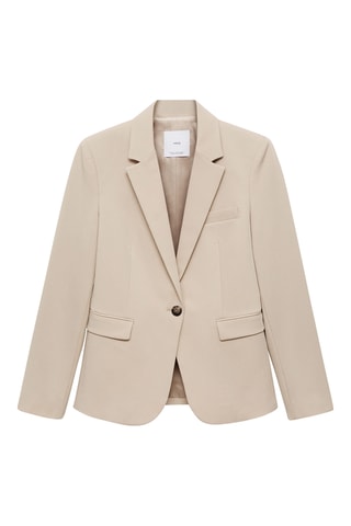 Blazer costume cintré - Gris clair