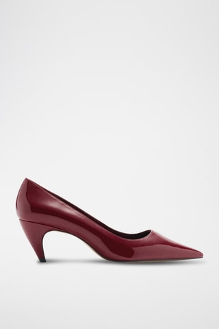 Chaussures vernies à talon - Rouge