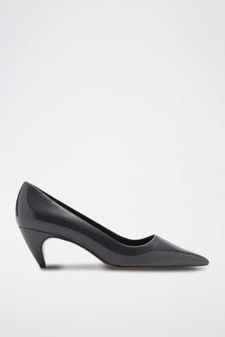 Chaussures vernies à talon - Gris
