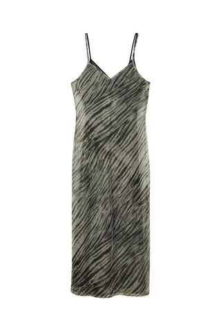 Robe imprimée double bretelle - Vert