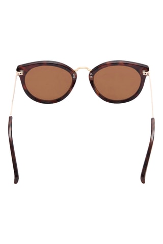 Lunettes de soleil pont métallique - Marron