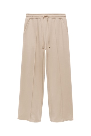 Pantalon droit coutures - Beige