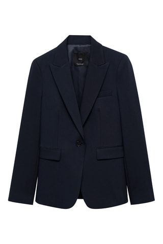 Blazer costume cintré - Bleu marine foncé