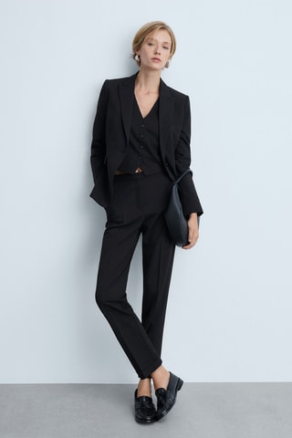 Blazer costume cintré - Noir