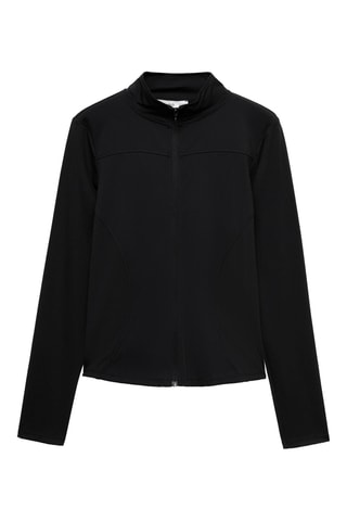 Veste cintrée zippée - Noir