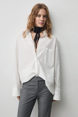 Pantalon évasé taille normale - Gris