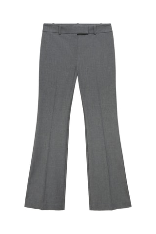 Pantalon évasé taille normale - Gris