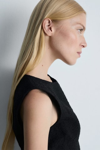 Robe courte cintrée - Noir