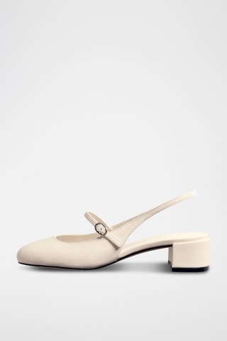Chaussures talon boucle - Gris