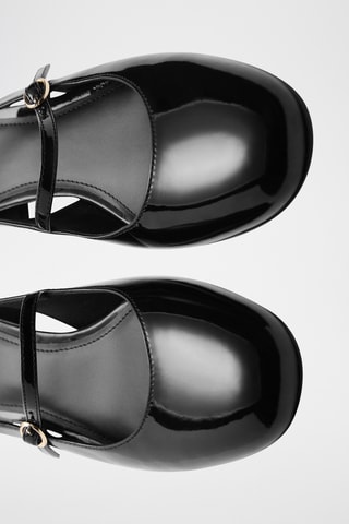 Chaussures talon boucle - Noir