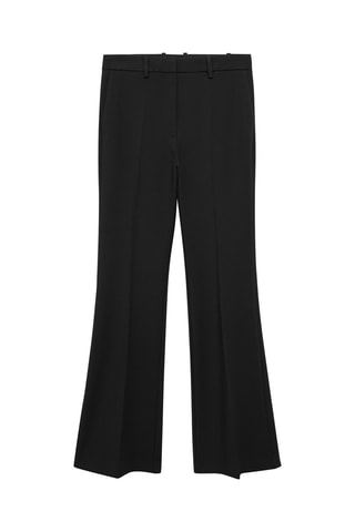 Pantalon flare poches - Noir