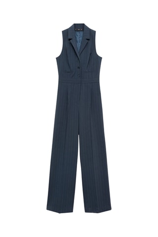 Combi-pantalon à rayures tennis - Bleu marine foncé