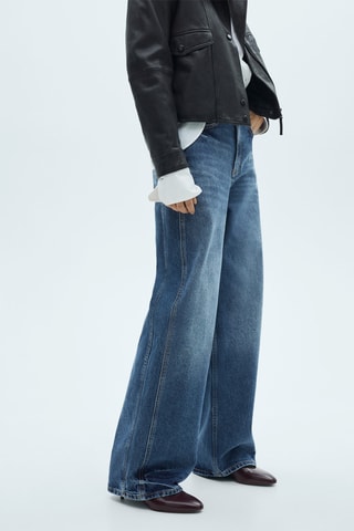 Jean Balloon taille haute - Bleu marine