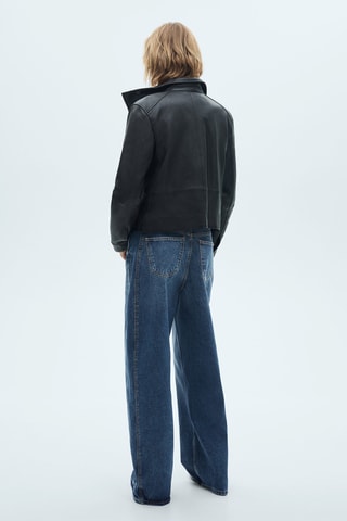 Jean Balloon taille haute - Bleu marine