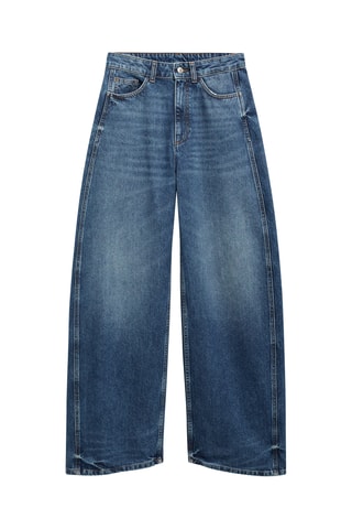 Jean Balloon taille haute - Bleu marine