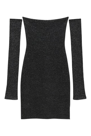 Robe bustier Lurex - Noir