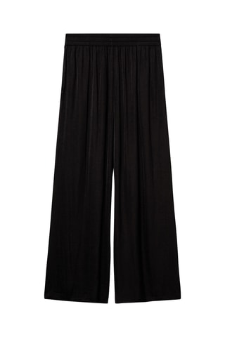 Pantalon fluide wideleg - Noir