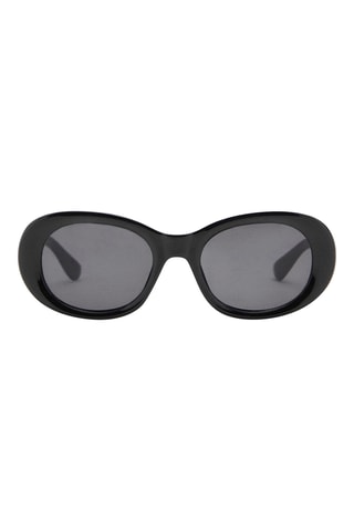 Lunettes de soleil monture ronde - Noir