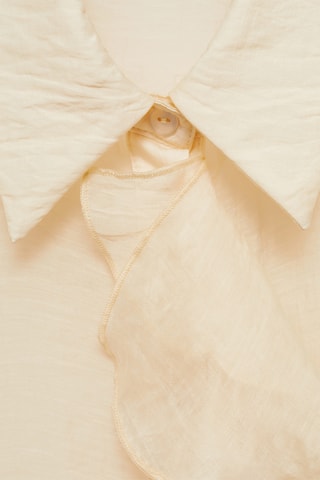 Chemise Lyocell volant - Écru
