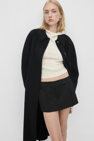 Jupe short taille basse - Noir