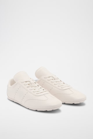 Tennis lacées - Beige