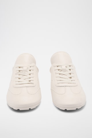 Tennis lacées - Beige
