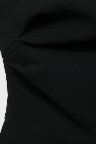 Combinaison asymétrique détail drapé - Noir