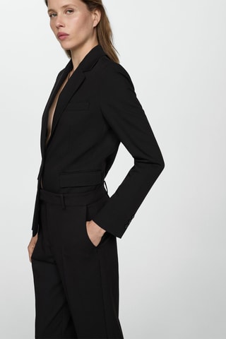 Pantalon droit costume - Noir