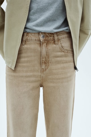 Jean Danila wideleg taille haute - Sable