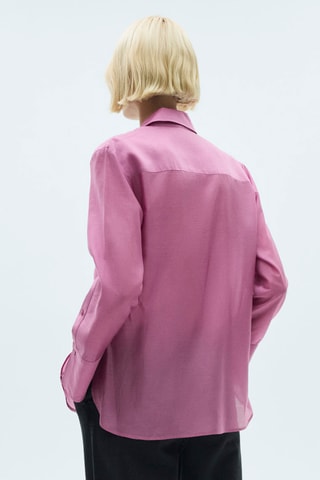 Chemise Lyocell satinée - Rose