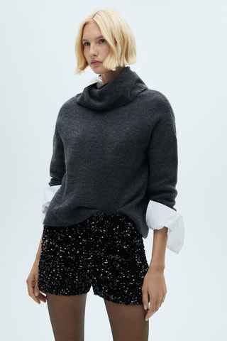 Short sequins - Noir