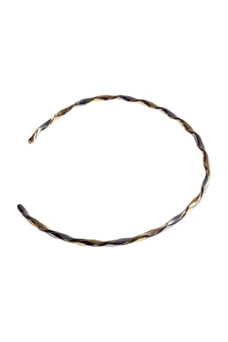 Collier irrégulier combiné - Doré