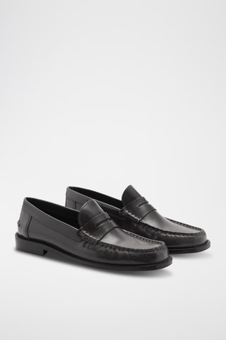 Mocassins cuir - Gris