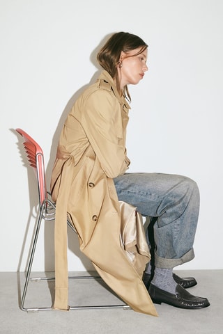 Mocassins cuir - Gris
