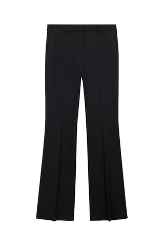 Pantalon évasé taille haute - Noir