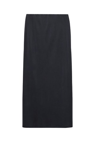 Jupe longue maille - Bleu