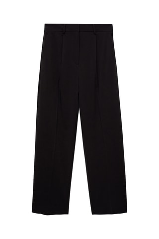 Pantalon droit pinces - Noir