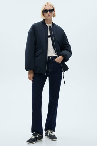 Pull-over rayures maille fine - Écru