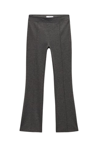 Pantalon flare coutures - Gris