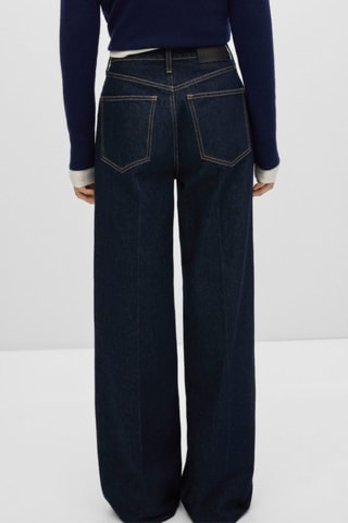 Jean wideleg rinse wash - Bleu