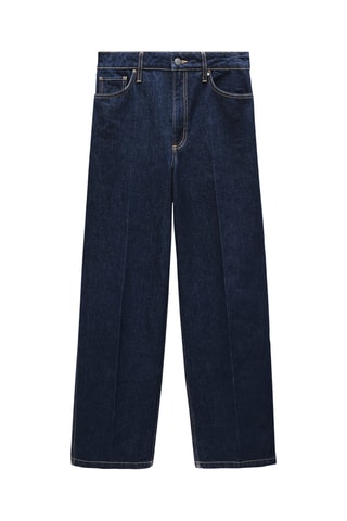 Jean wideleg rinse wash - Bleu