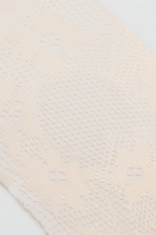 Collants dentelle - Écru